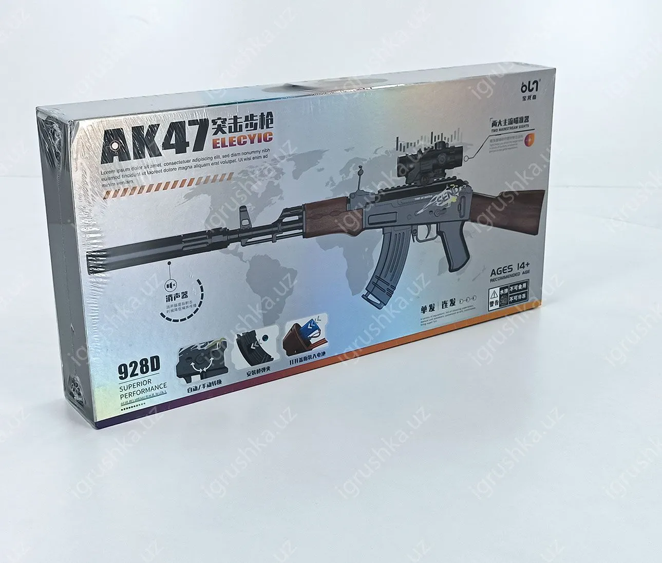 картинка Орбиз Автомат АК47 928D от магазина igrushka.uz