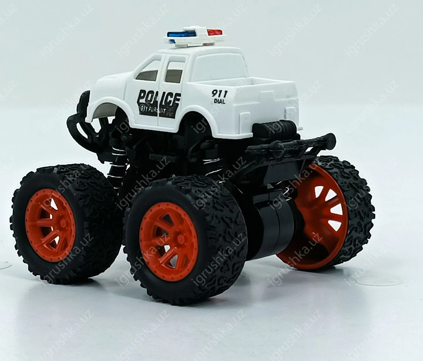 картинка Игрушечные полицейские машинки на огромных шин (без упаковки) (цена за 1 шт) от магазина igrushka.uz