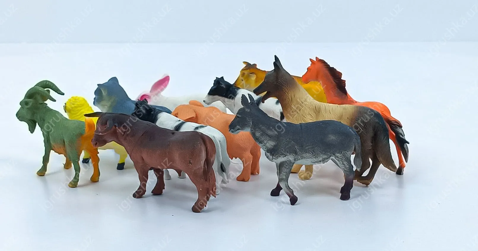 картинка Фигурки животных "Домашний животный"Farm Animals 12 шт. от магазина igrushka.uz