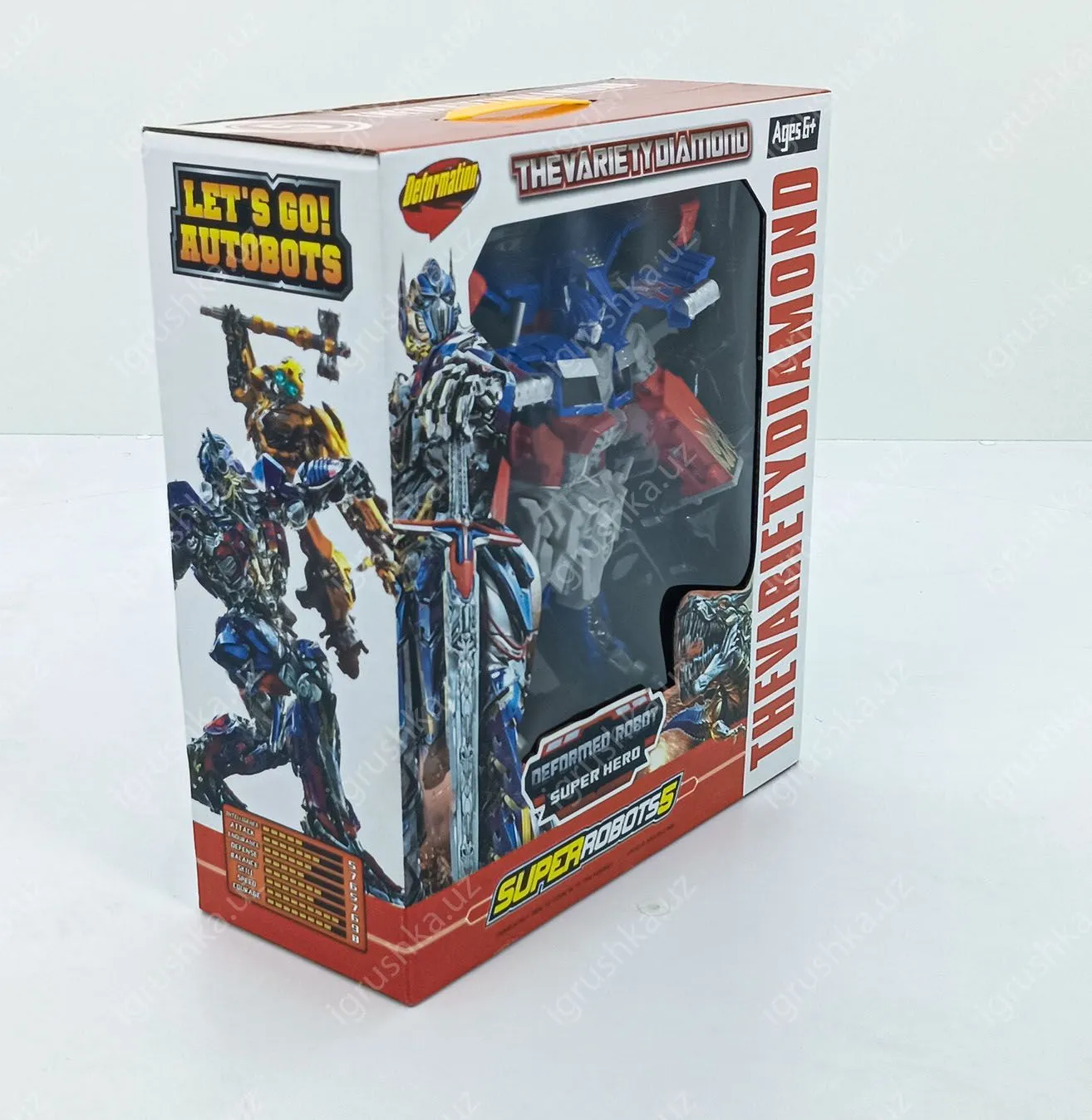 картинка Игрушка робот Deformation большой Робот Трансформер для мальчика + оружие (Оптимус прайм) от магазина igrushka.uz