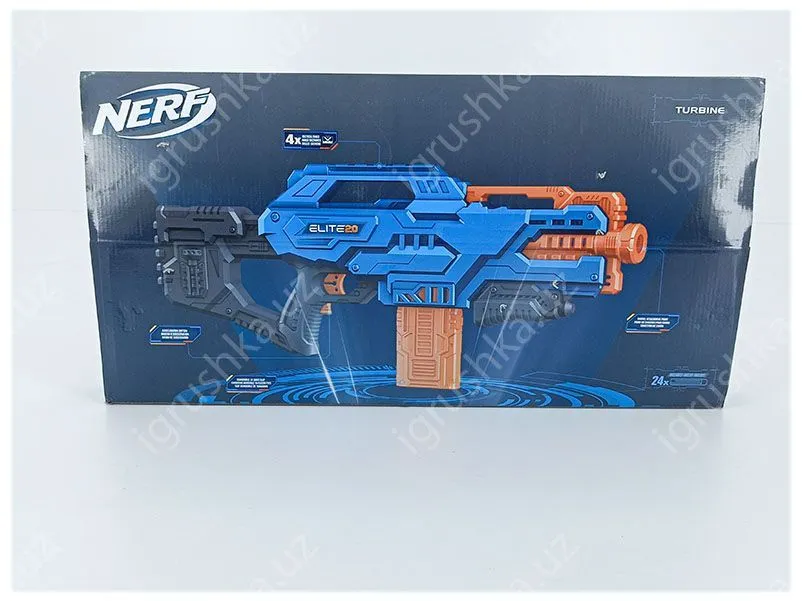 картинка Бластер автомат Nerf 7125 Elite 20 Turbine 24 пуль от магазина igrushka.uz