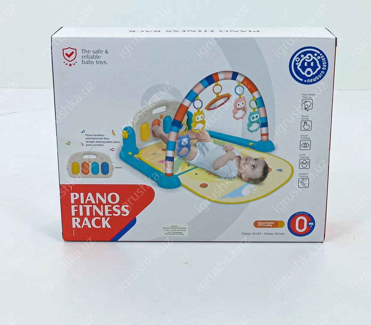 картинка Развивающие коврики Huanger Многофункциональное пианино для новорожденных 0650 от магазина igrushka.uz