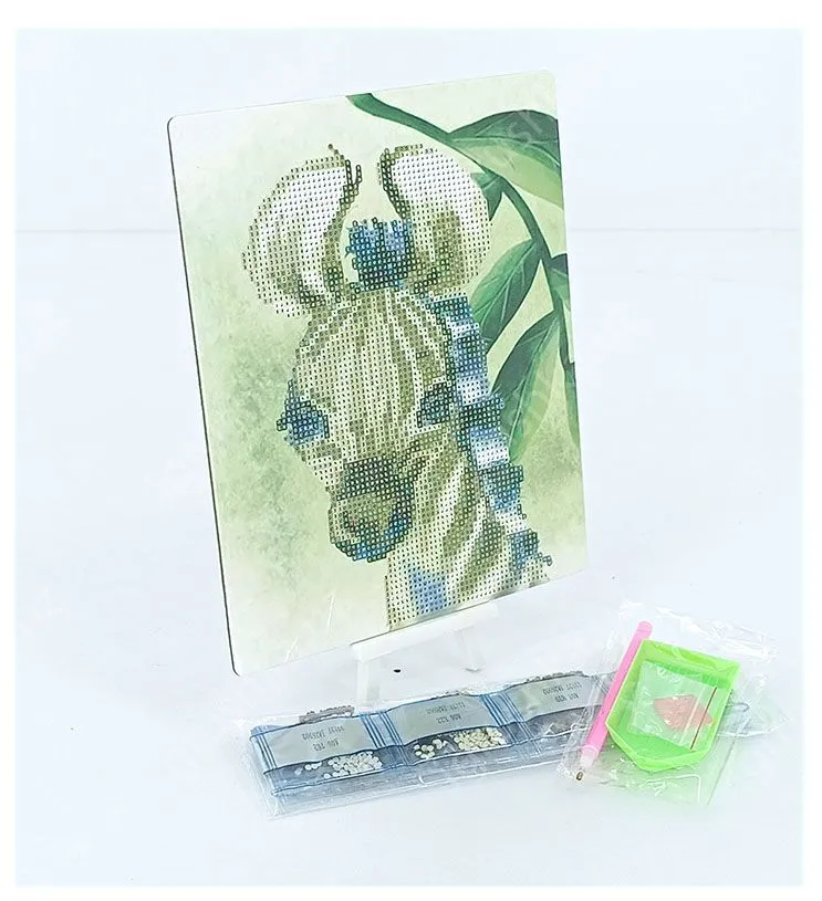 картинка Алмазная мозаика «зебра» 25x21 от магазина igrushka.uz