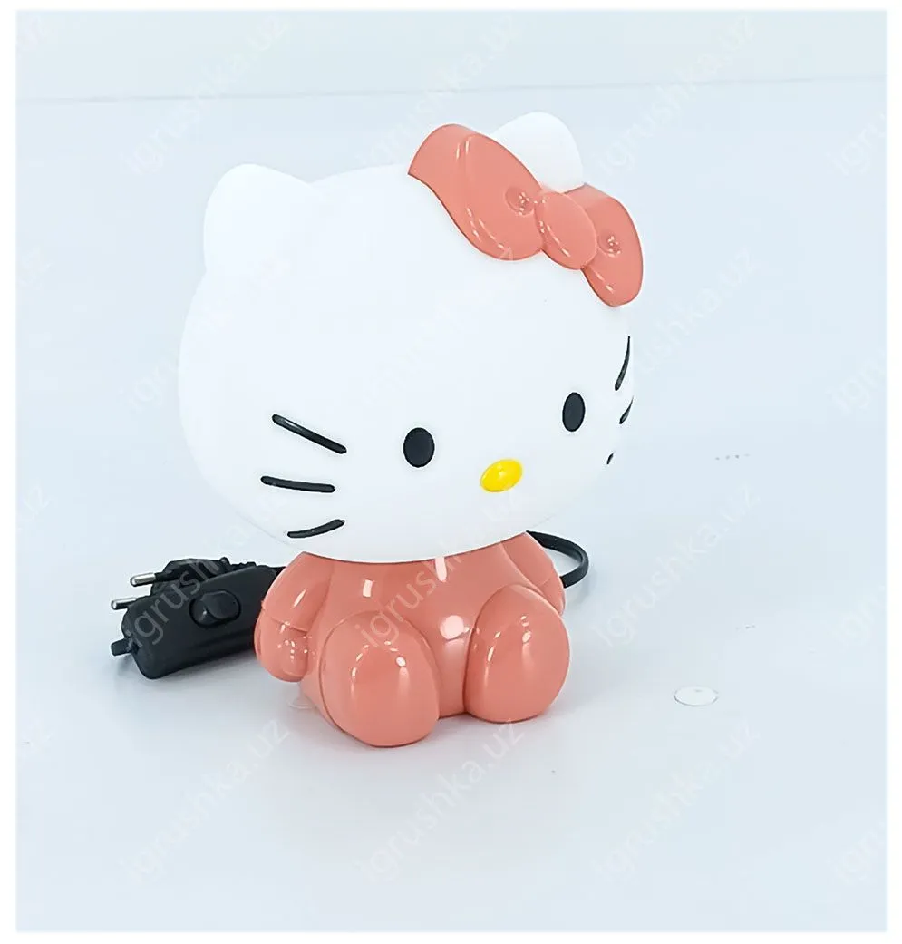 картинка Светильник ночной в виде HelloKitty, 220v с лампочки от магазина igrushka.uz
