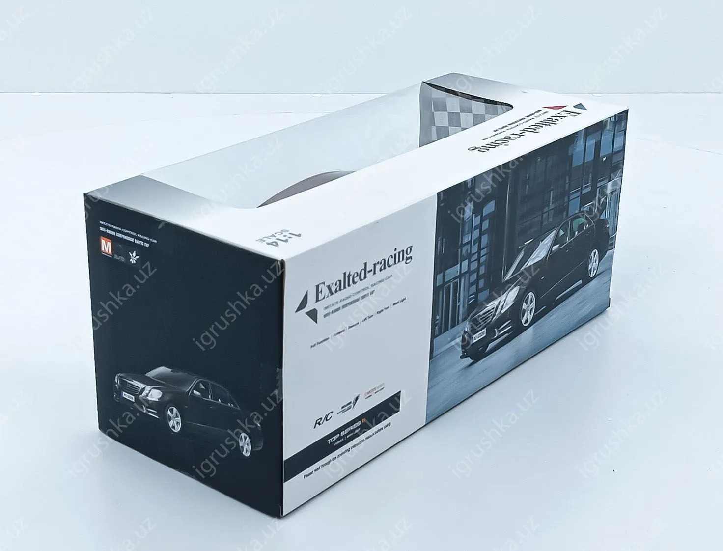 картинка Радиоуправляемая машина Mercedes-Benz Е63 с аккумулятором (красный) 32 см от магазина igrushka.uz