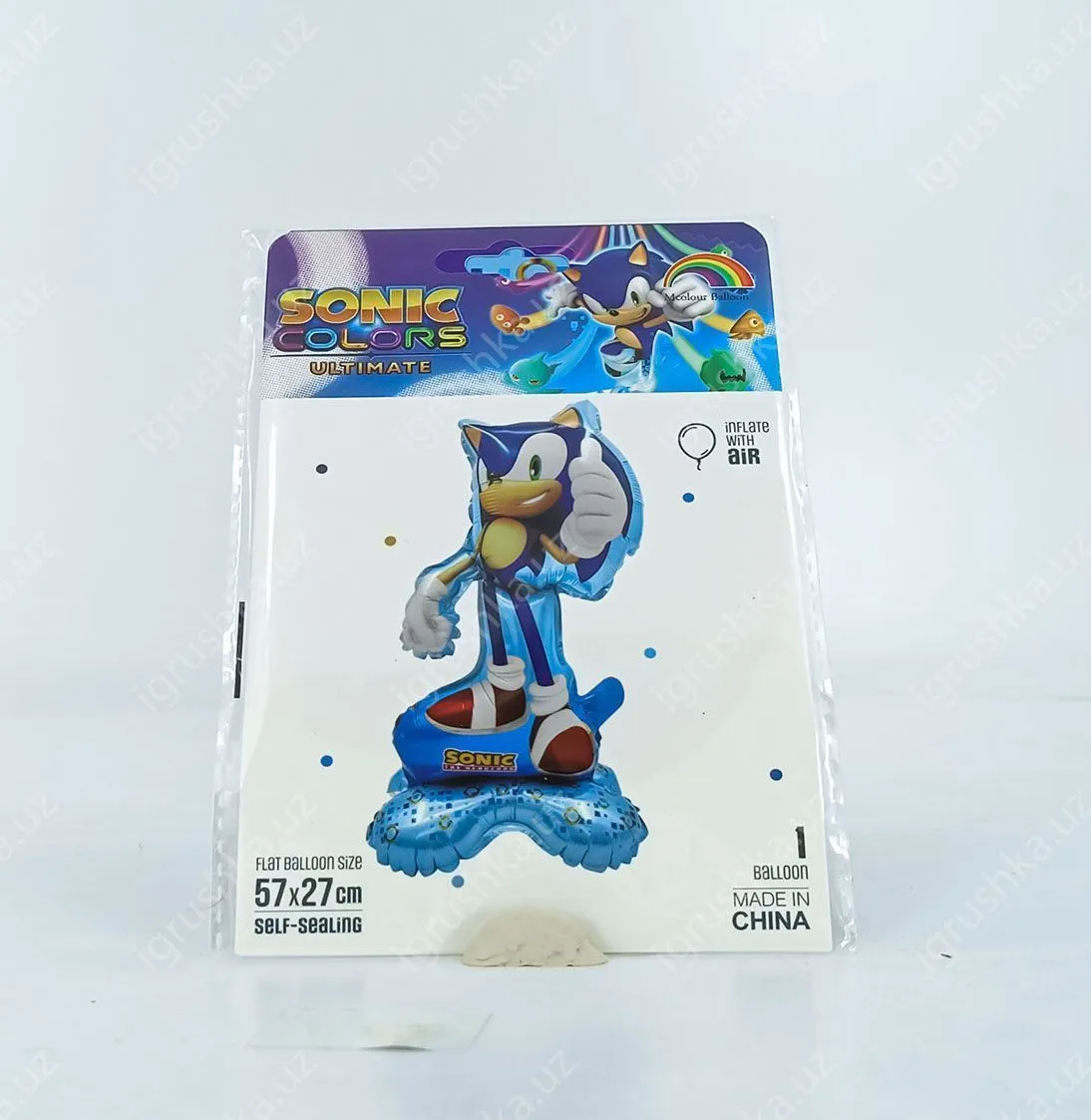картинка Шар фольгированный, SONIC COLORS 1PCS от магазина igrushka.uz
