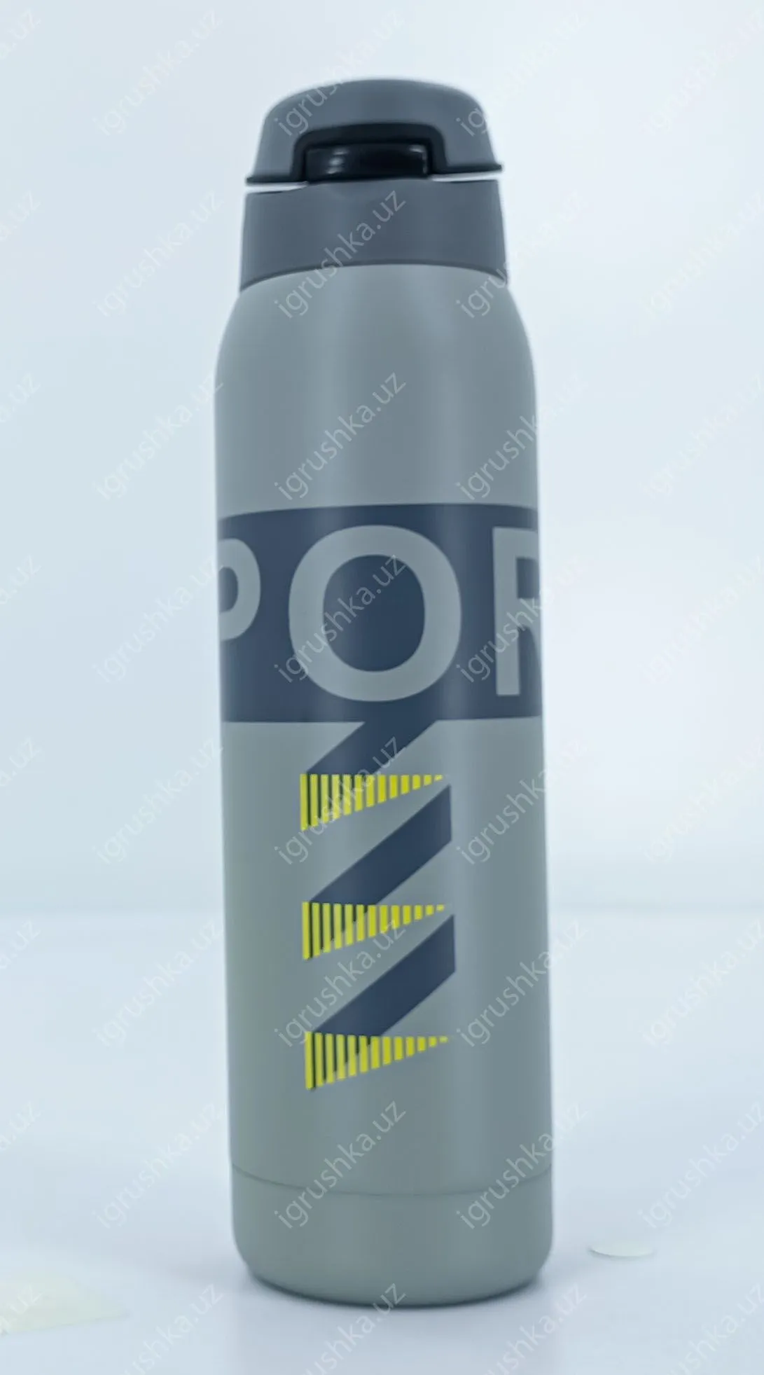 картинка Термос с двойной стенкой из нержавеющей стали. Термос "SPORT" с трубочкой 500мл. от магазина igrushka.uz