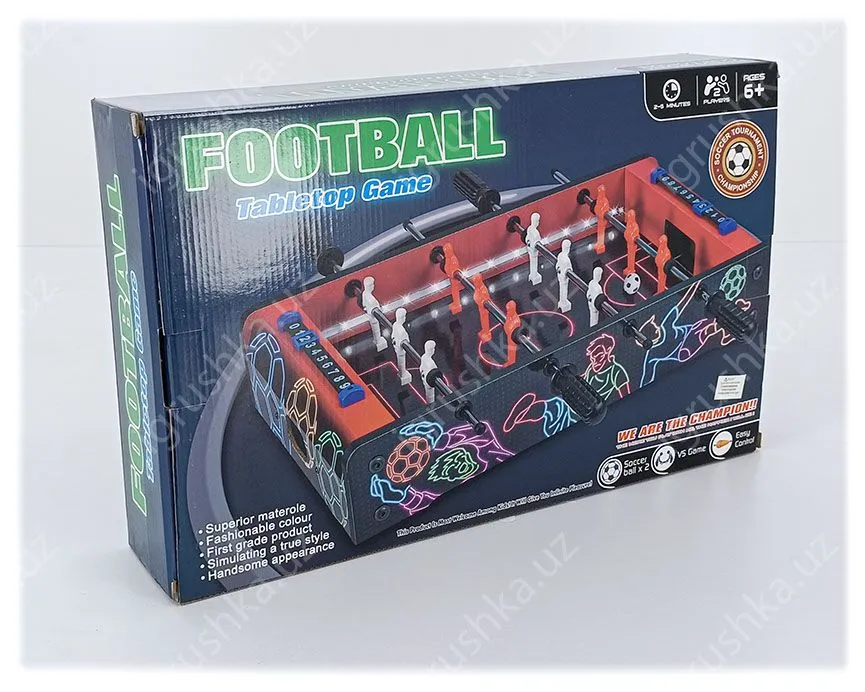 картинка Настольный футбол Football Tabletop Game с LED подсветкой, X-Toys от магазина igrushka.uz