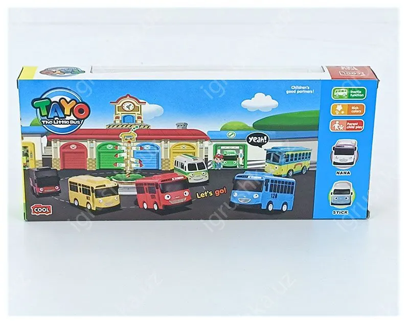 картинка Автобусы 5в1 Tayo 2089 от магазина igrushka.uz