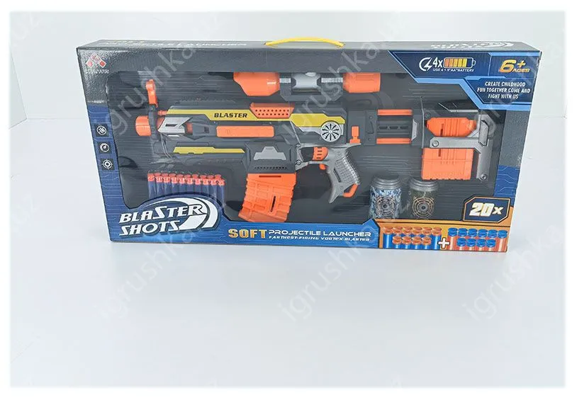 картинка Бластер автомат Blaster Sho 2023 20 пуль от магазина igrushka.uz