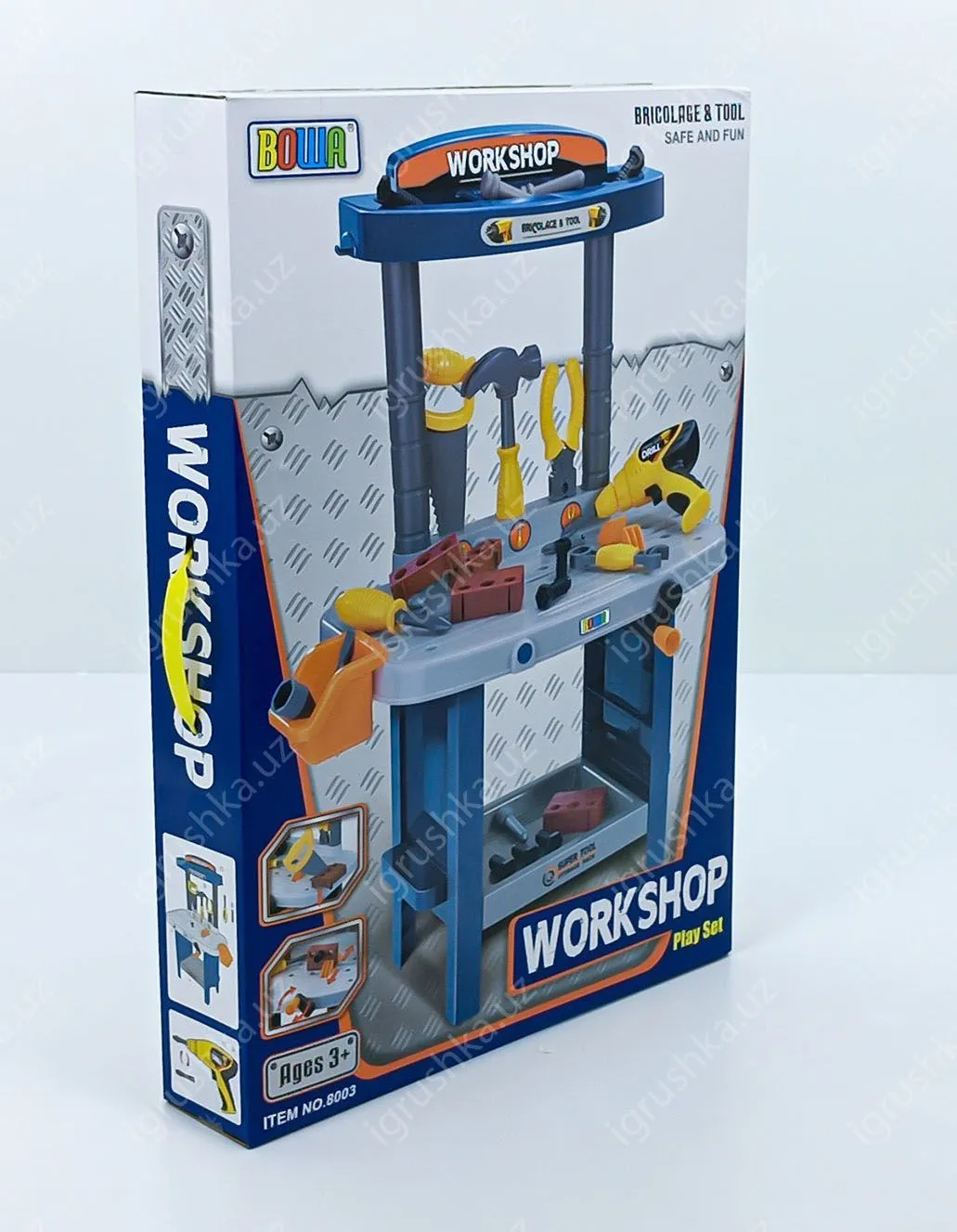 картинка Набор инструментов «WORKSHOP», Арт. 8003 от магазина igrushka.uz