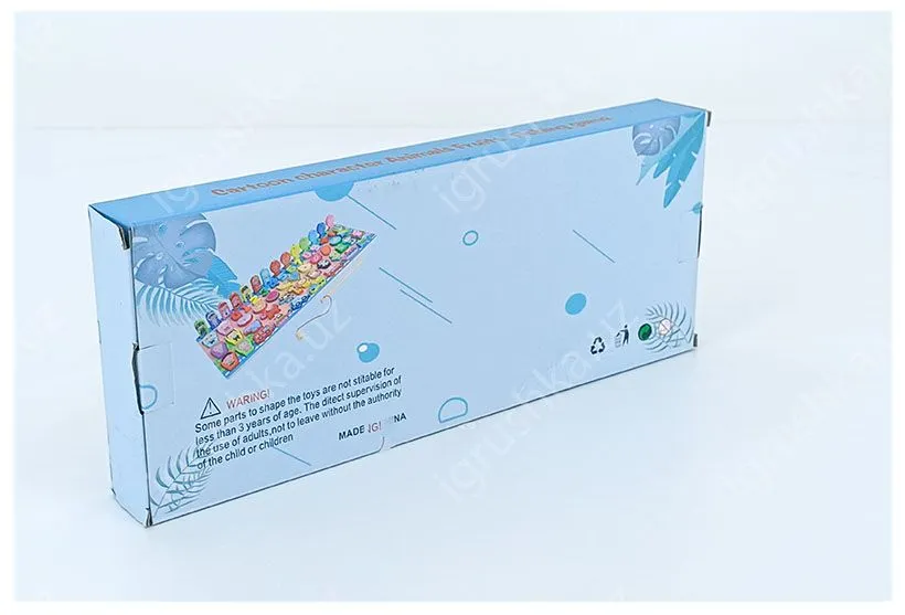 картинка Монтессори игрушки из дерева, развивающий магнитный сортер рыбалка, от магазина igrushka.uz