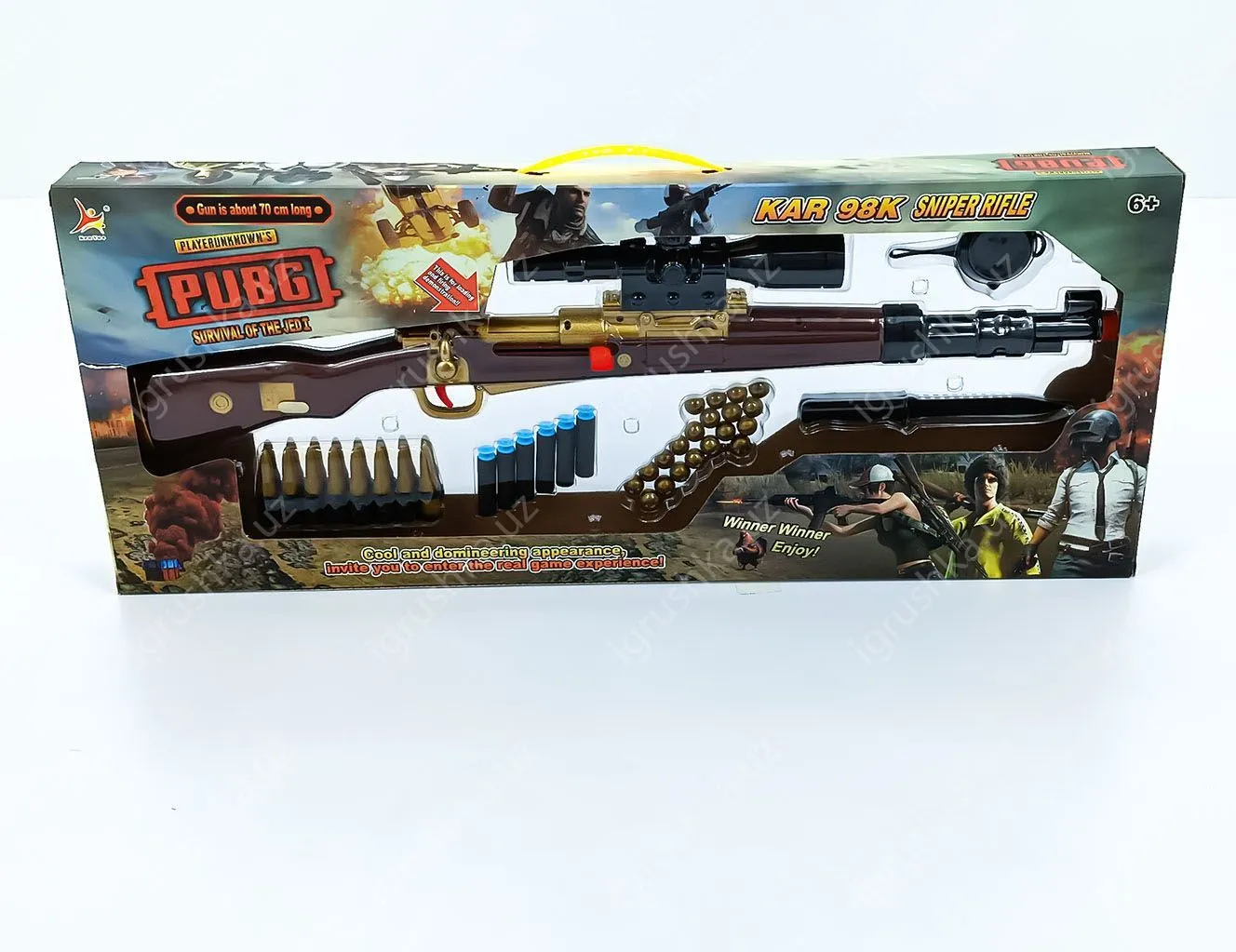 картинка Игрушечная Винтовка с прицелом, безопасные пули (RY3328-20) от магазина igrushka.uz