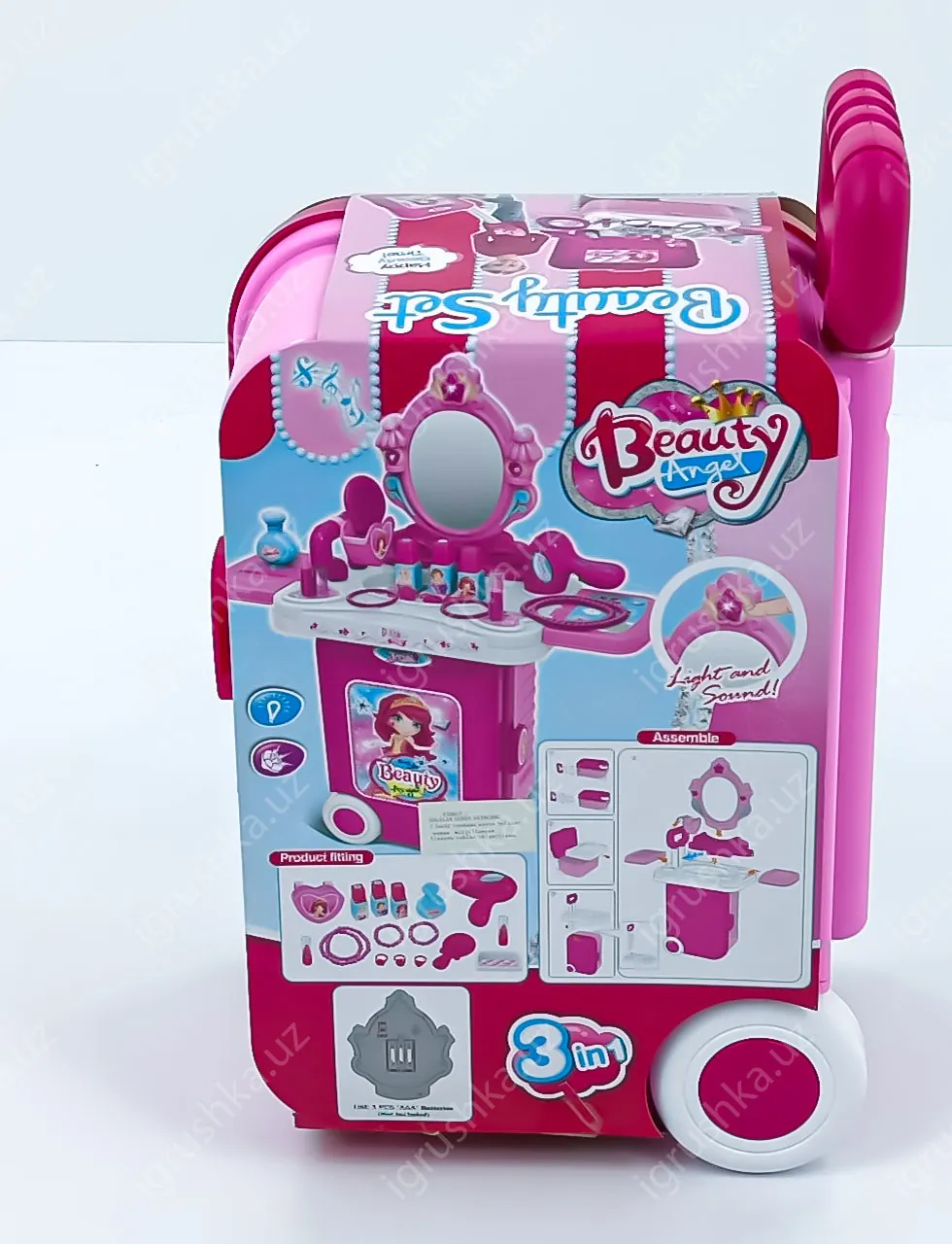 картинка Игровой набор косметики Салон красоты, чемоданчик 008-953a от магазина igrushka.uz