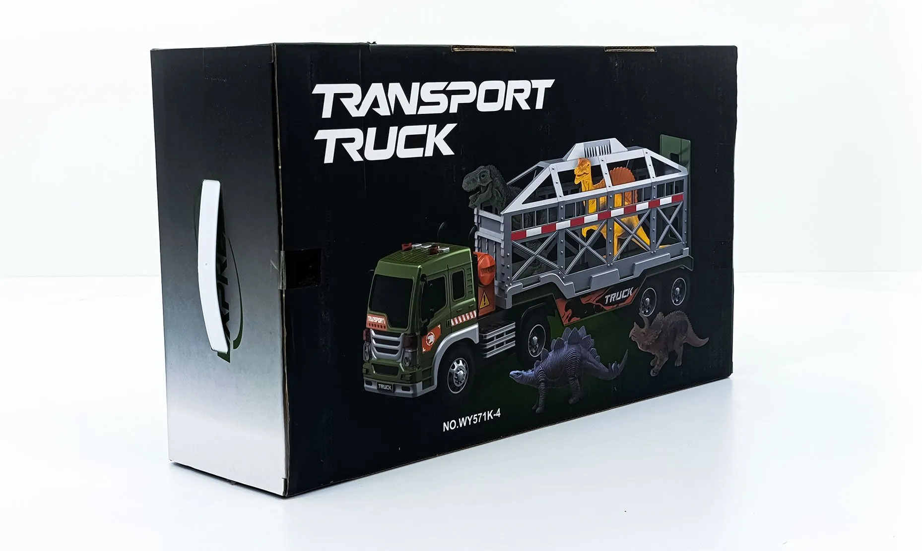картинка Игрушечный набор "Транспортный грузовик с динозаврами" от магазина igrushka.uz