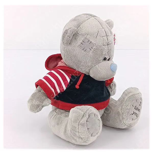 картинка Мягкая игрушка Мишка Тедди 30 см в одежде, серия I Love You от магазина igrushka.uz