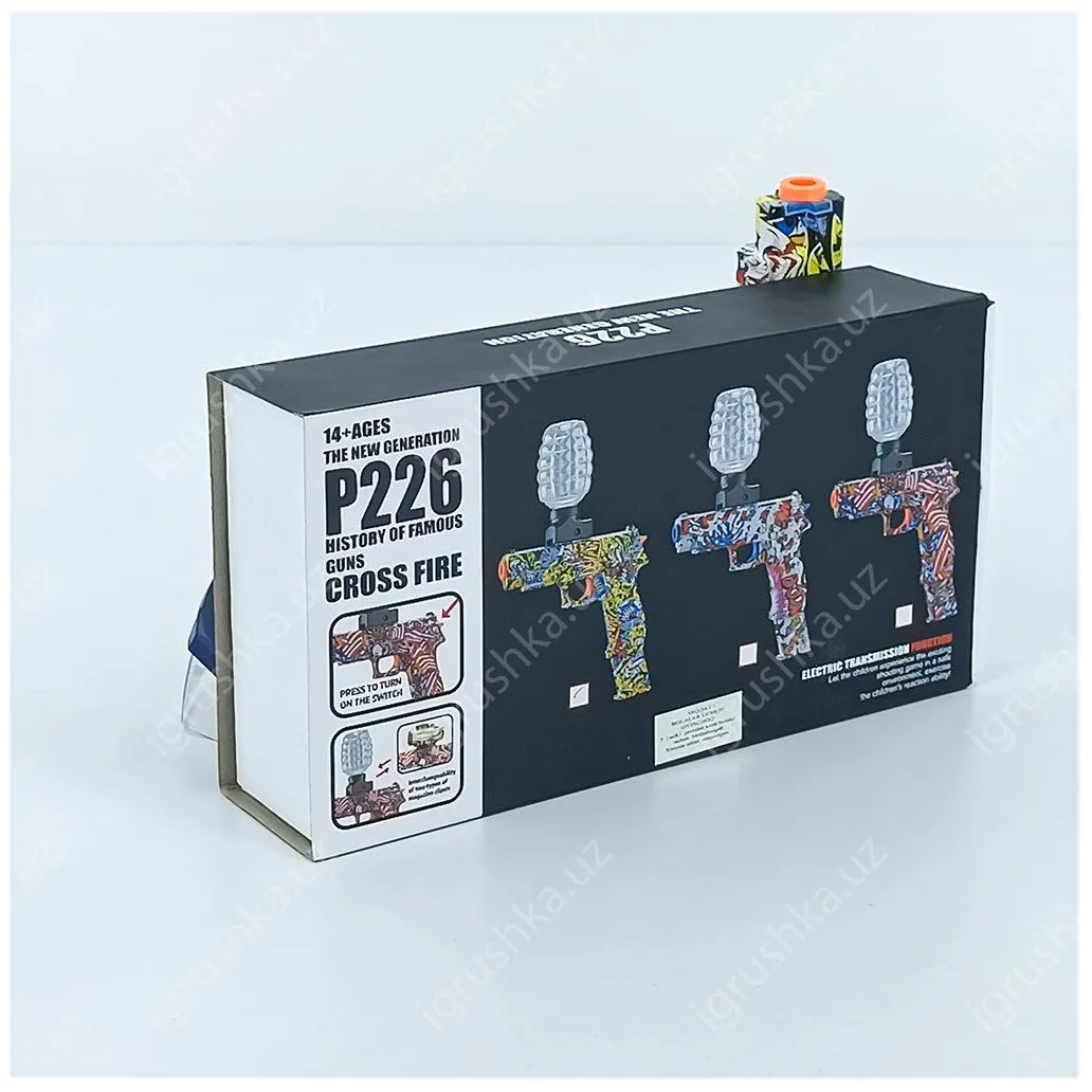 картинка Игрушечный пистолет P226 PS-512 C v1, стреляет орбизами от магазина igrushka.uz