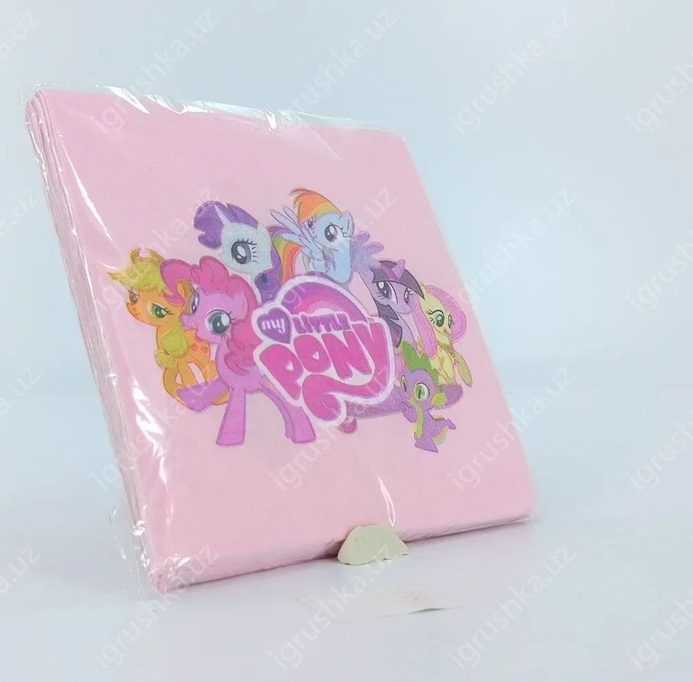 картинка Салфетки детские на праздник PONY от магазина igrushka.uz