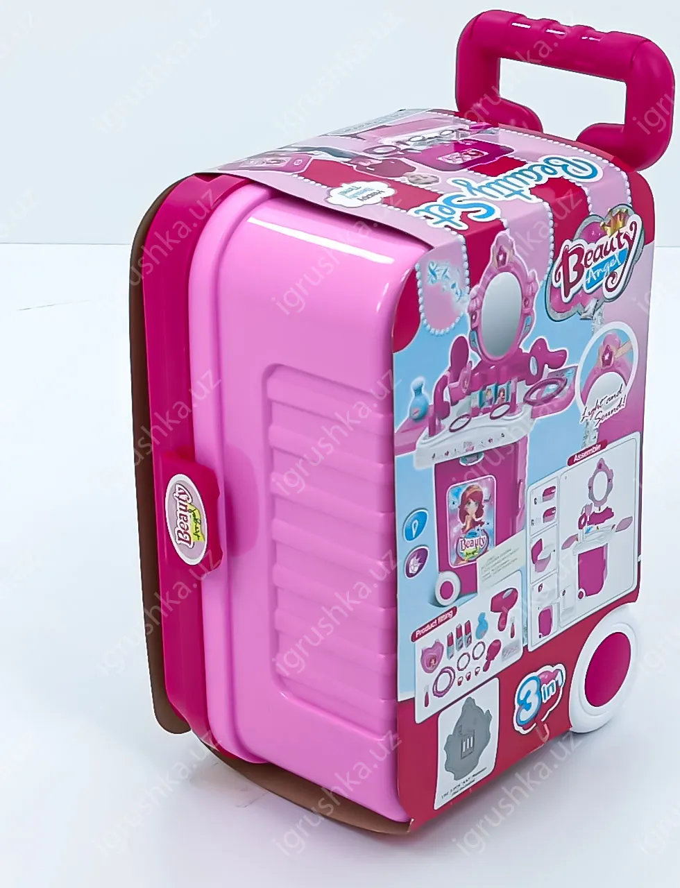 картинка Игровой набор косметики Салон красоты, чемоданчик 008-953a от магазина igrushka.uz