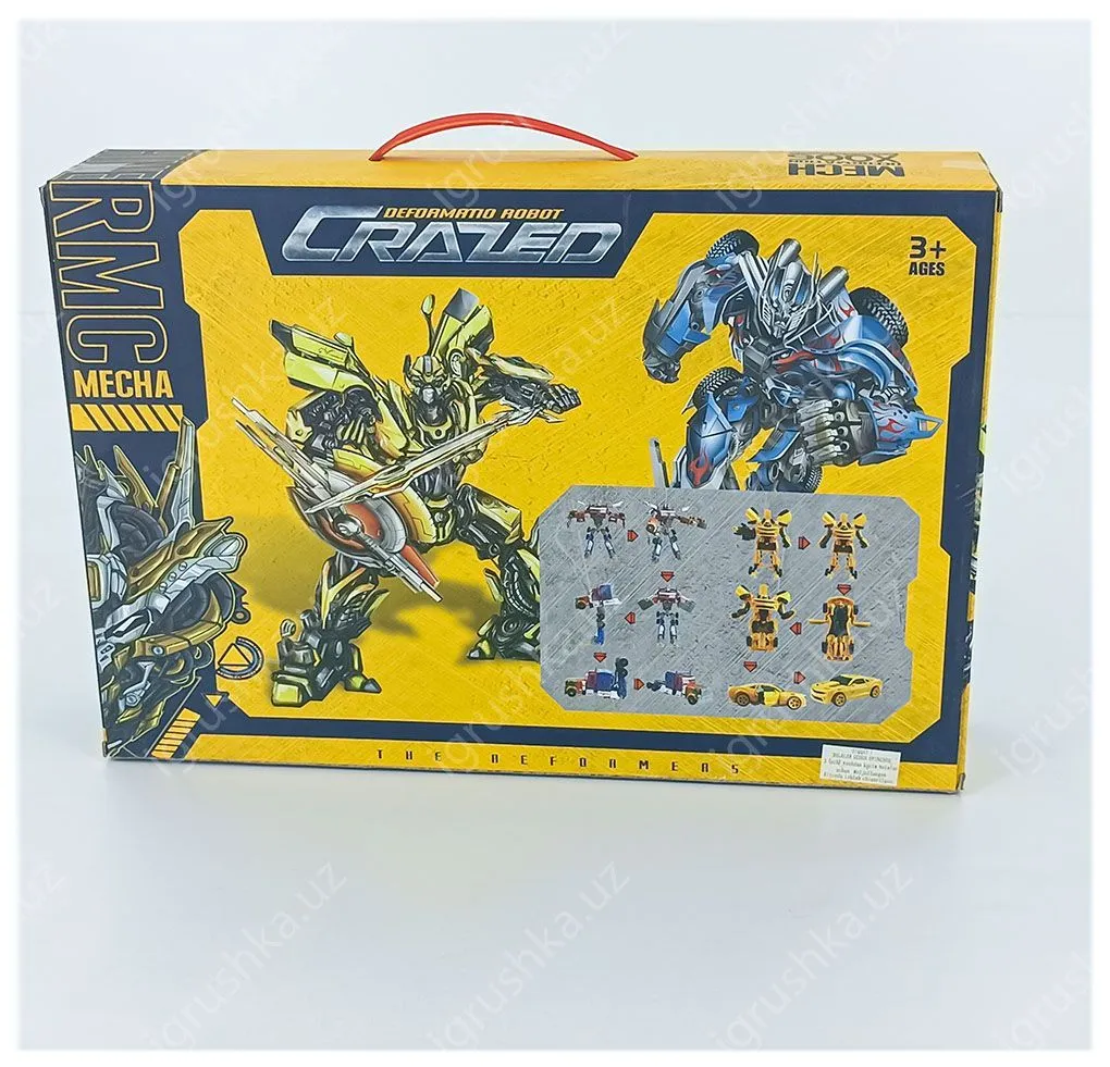 картинка Трансформер Оптимус Прайм и Бамблби , Робот 2в1 W8825A от магазина igrushka.uz