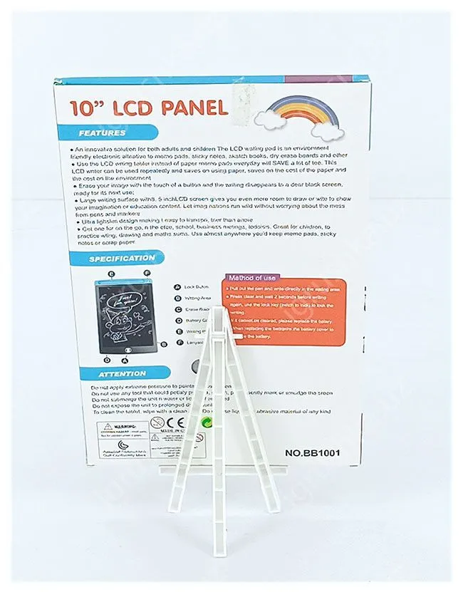 картинка Детский планшет доска для рисования со стилусом LCD PANEL, 10" для детей от магазина igrushka.uz