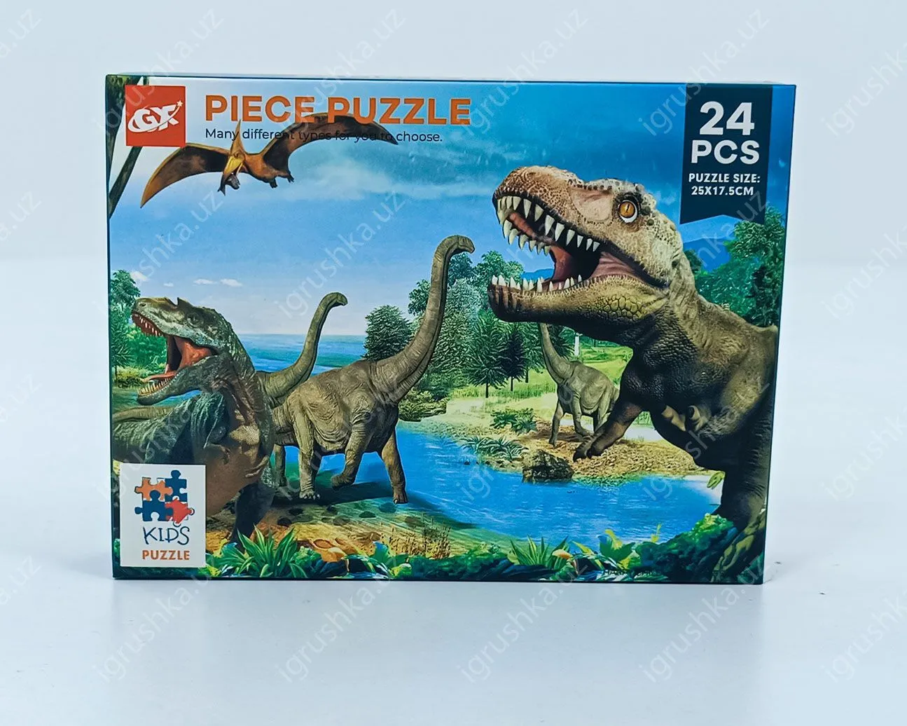 картинка Пазлы для детей 24 элементов "Парк Юрского периода" от магазина igrushka.uz