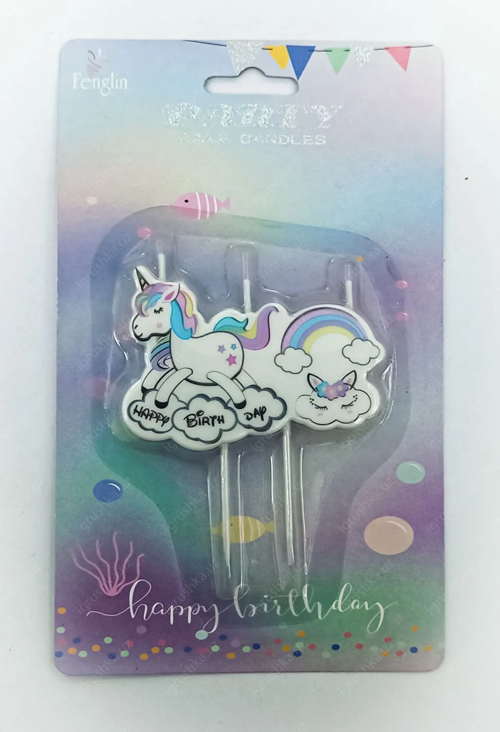 картинка Купить Свеча в виде Единорога 9 см от магазина igrushka.uz