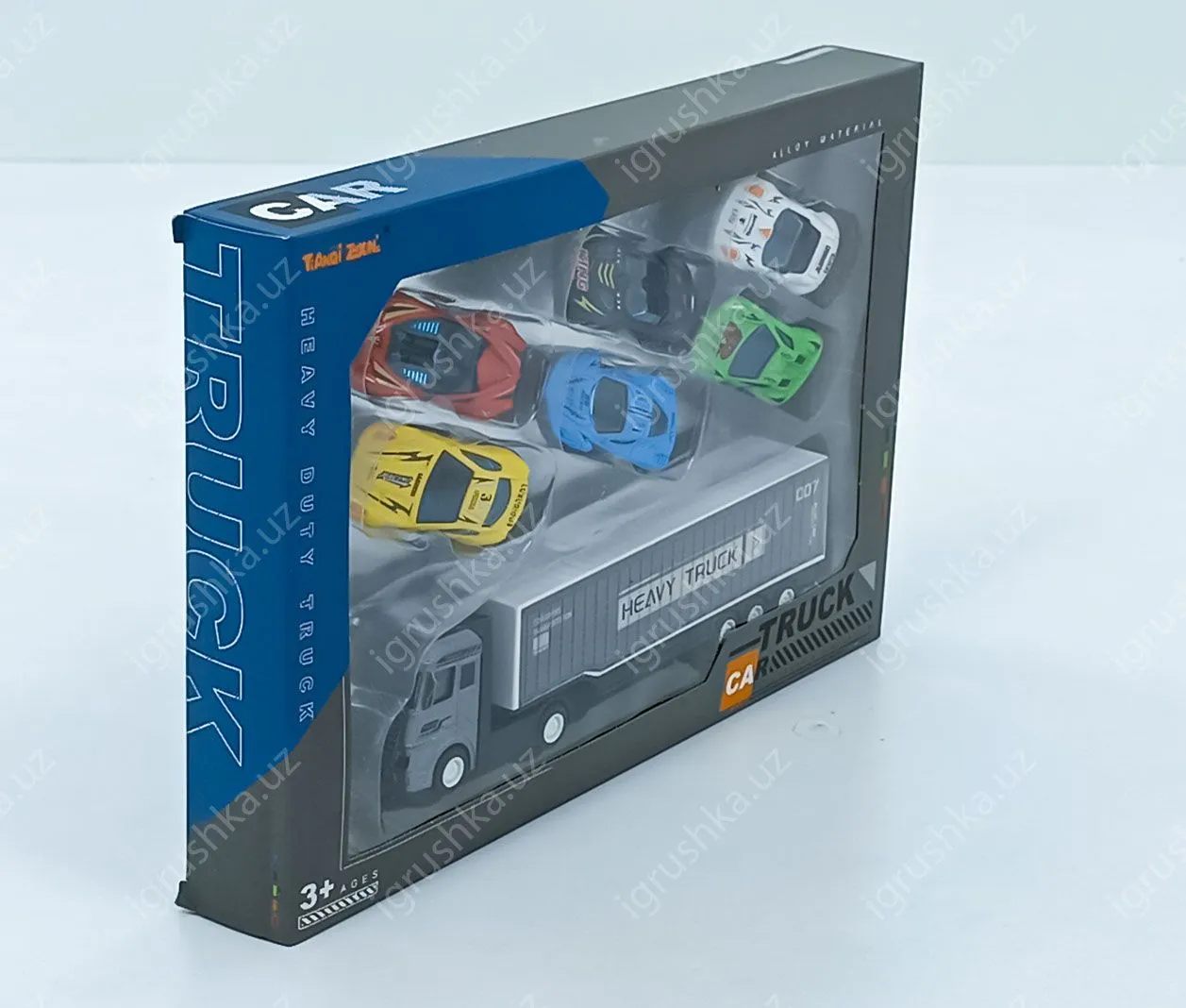 картинка Набор моделек спорткар + трека, коллекционные машинки металлические, автовоз от магазина igrushka.uz