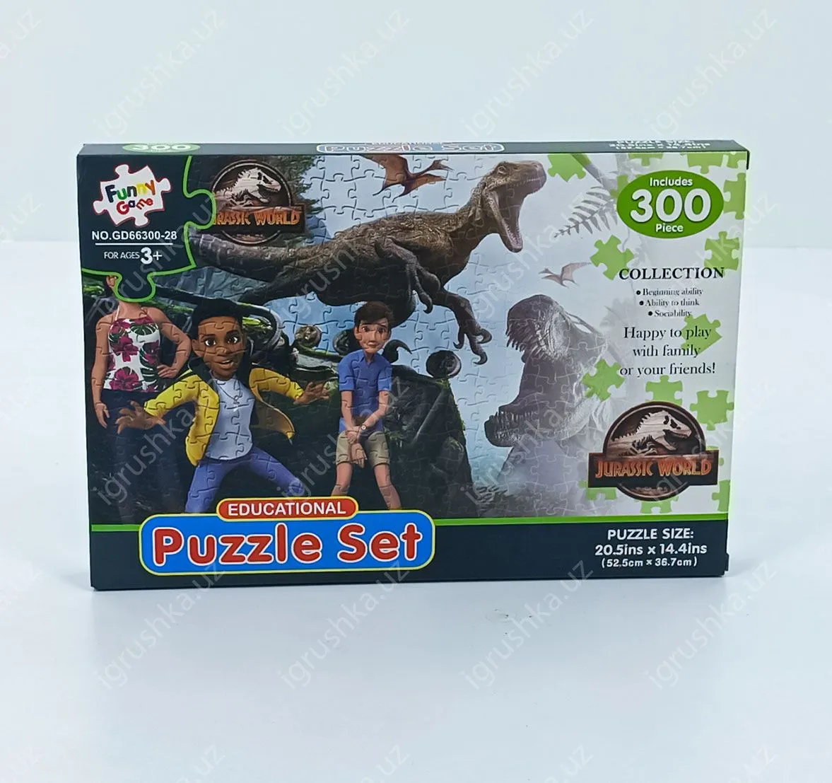 картинка Пазлы для детей 300 элементов Парк Юрского периода от магазина igrushka.uz