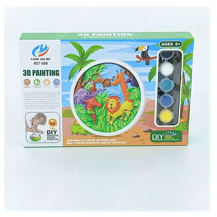 картинка 3д раскраска "3D PAINTING" от магазина igrushka.uz