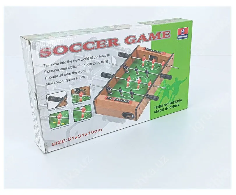 картинка Настольный футбол soccer (Габариты: 51*31*10,5 см) HG235A от магазина igrushka.uz