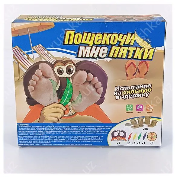 картинка Настольная игра Пощекочи мне пятки (2-4 игрока, 5+) от магазина igrushka.uz