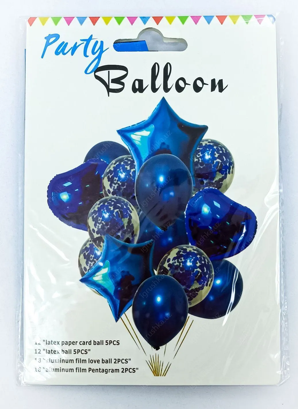 картинка Набор шарики воздушные для праздника 14 шт "Party Balloon" от магазина igrushka.uz