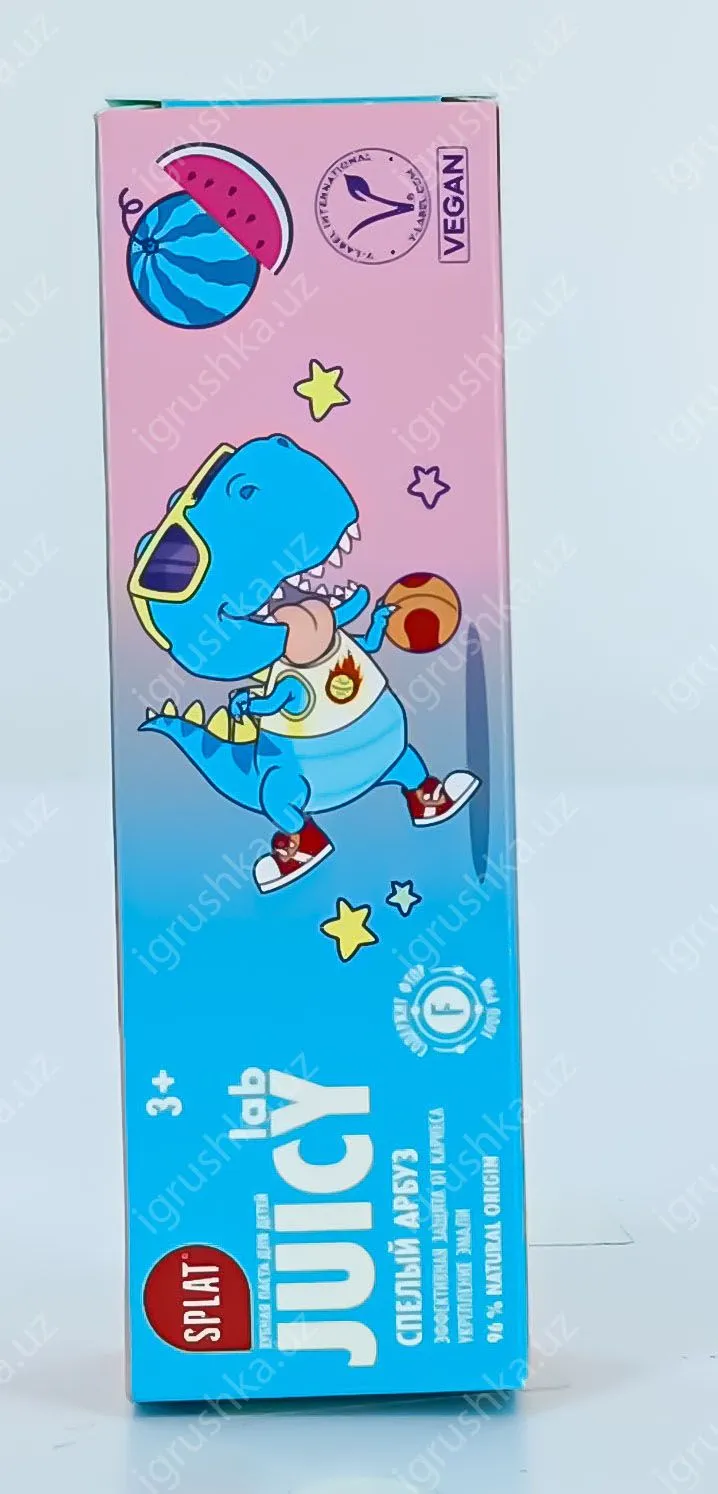 картинка Детская зубная паста SPLAT JUICY LAB с гидроксиапатитом кальция. Сочный Арбуз от магазина igrushka.uz