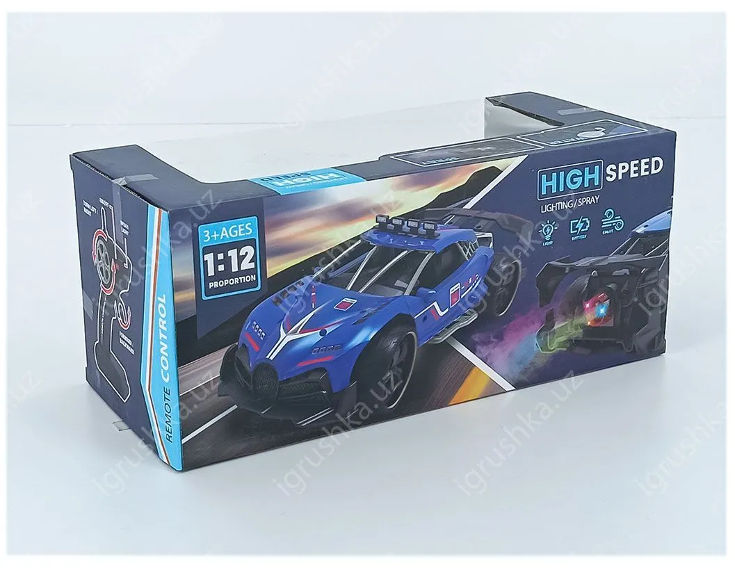 картинка Машинки на радиоуправлении с дымом HIGH SPEED от магазина igrushka.uz