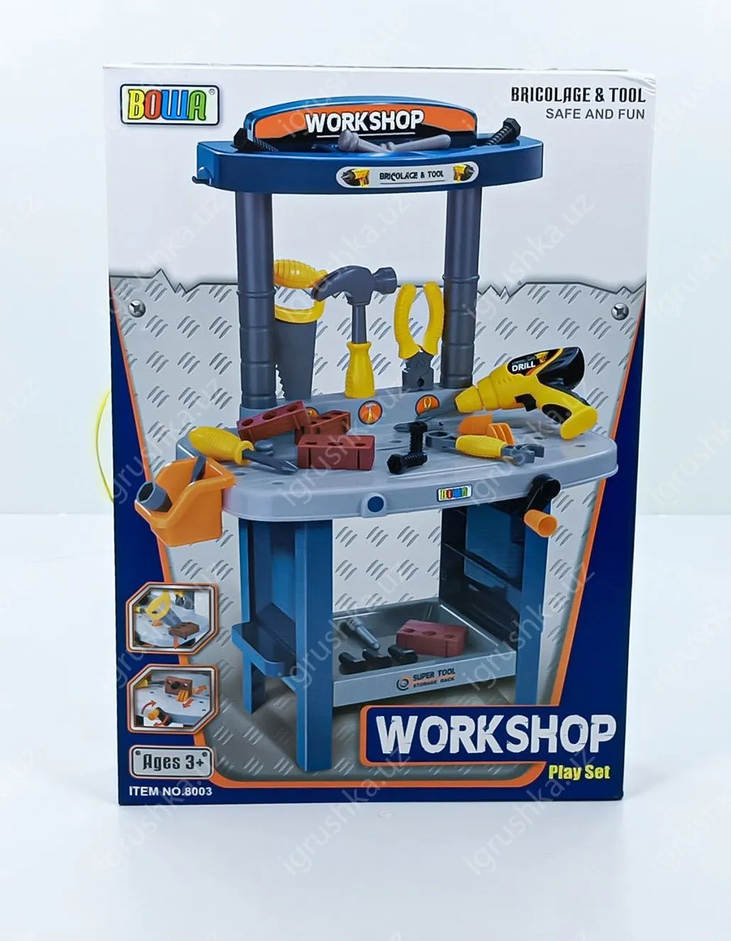 картинка Набор инструментов «WORKSHOP», Арт. 8003 от магазина igrushka.uz