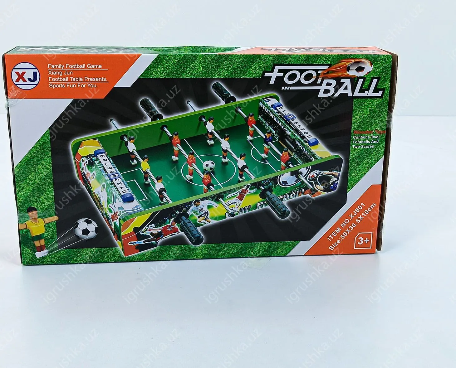 картинка Настольные мини-футбольные спортивные игрушки, деревянный XJ801 от магазина igrushka.uz