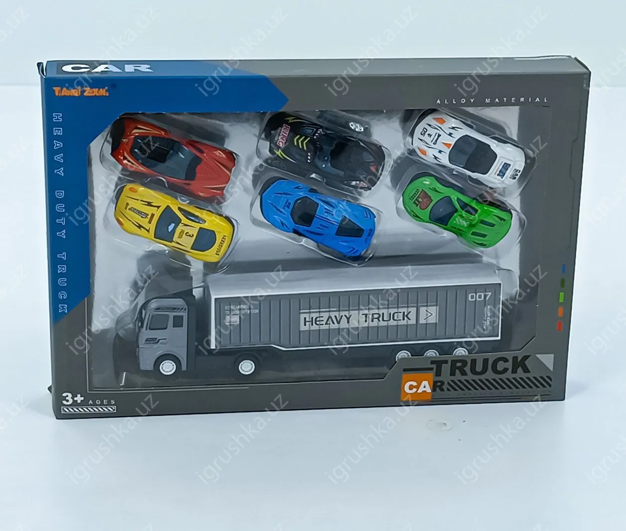 картинка Набор моделек спорткар + трека, коллекционные машинки металлические, автовоз от магазина igrushka.uz