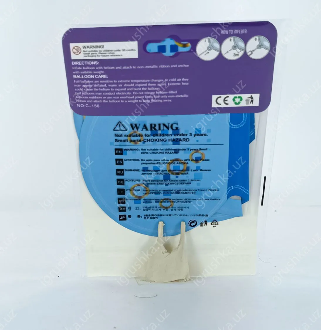 картинка Шар фольгированный, SONIC COLORS 1PCS от магазина igrushka.uz