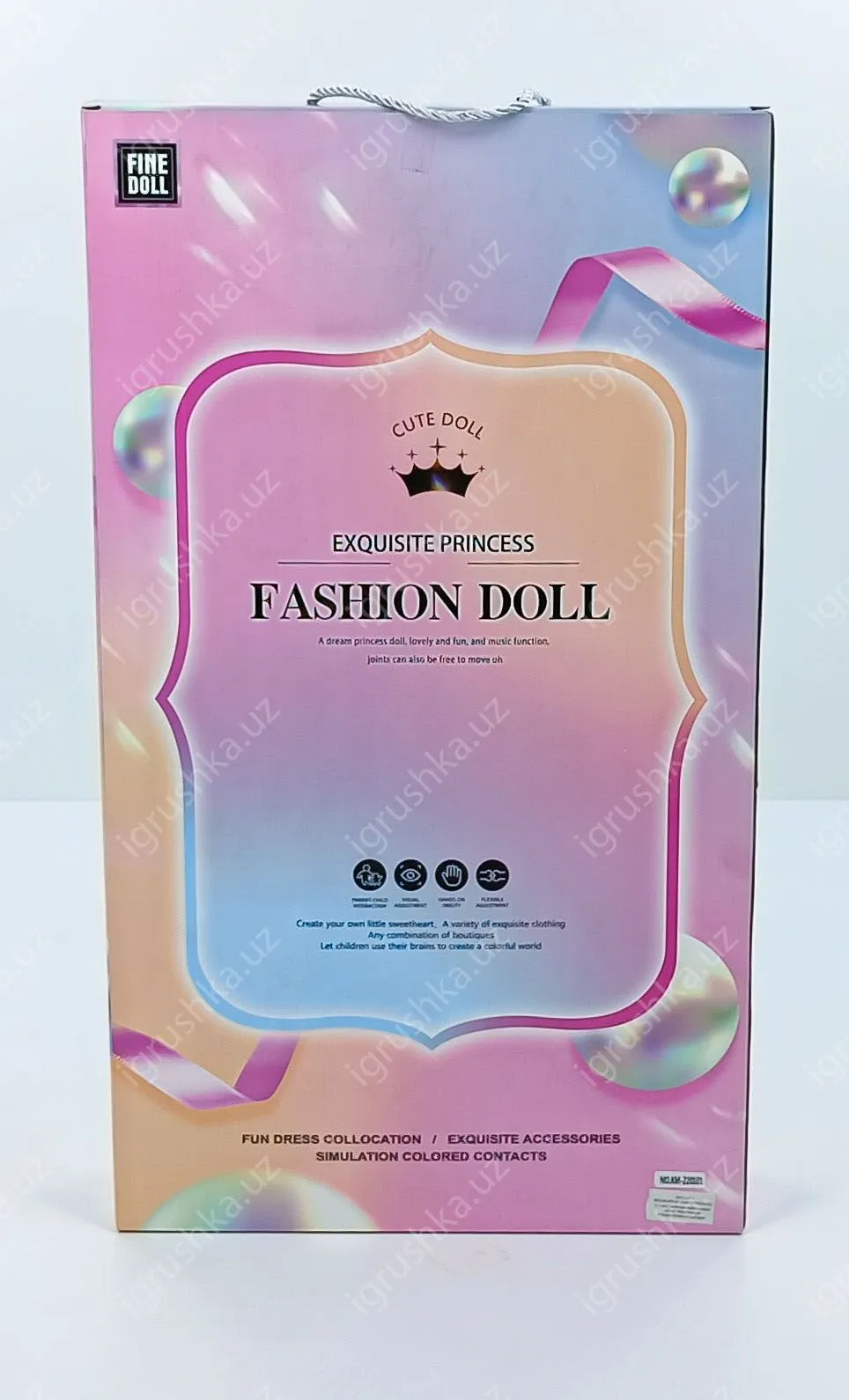 картинка Кукла Барби-принцесса длиной 60 см, подарок на день рождения для девочек от магазина igrushka.uz