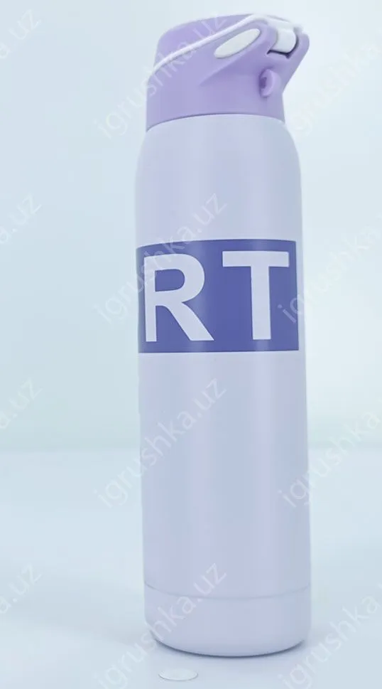 картинка Термос с двойной стенкой из нержавеющей стали. Термос "SPORT" с трубочкой 500мл. от магазина igrushka.uz