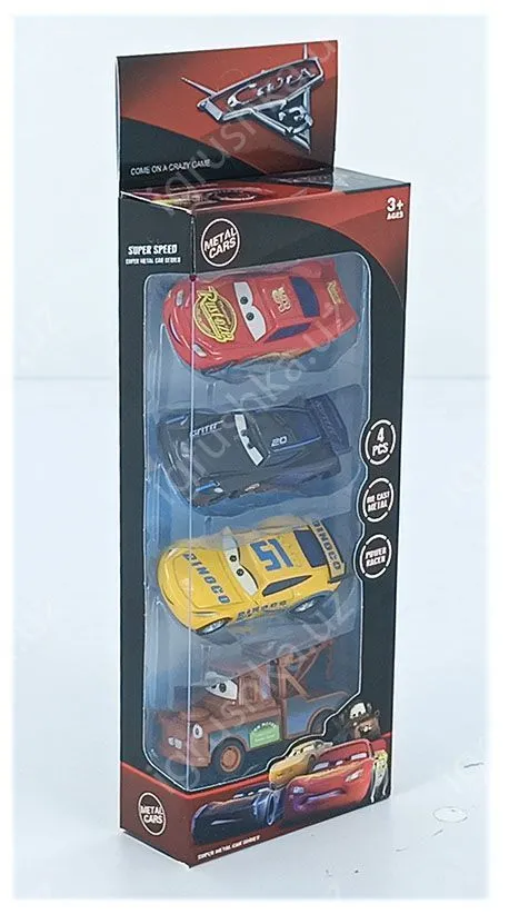 картинка Модель Молния Маквин, 5 инерционных машинок от магазина igrushka.uz