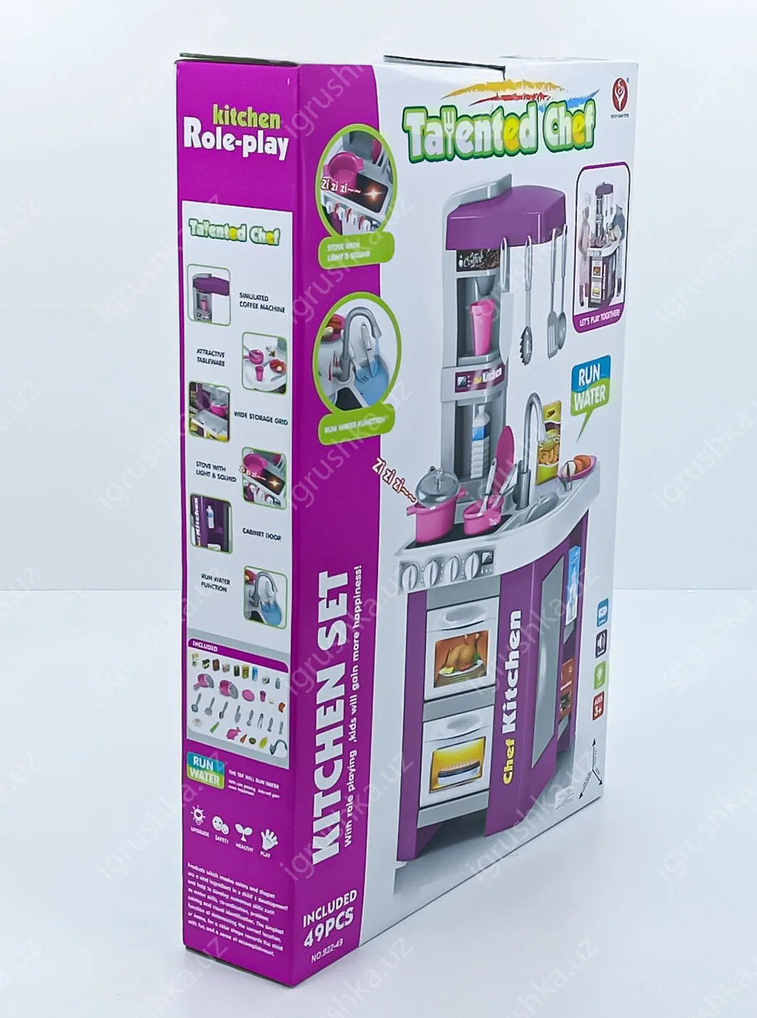 картинка Детская игровая кухня Talented Chef, 49 предметов, с проточной водой от магазина igrushka.uz