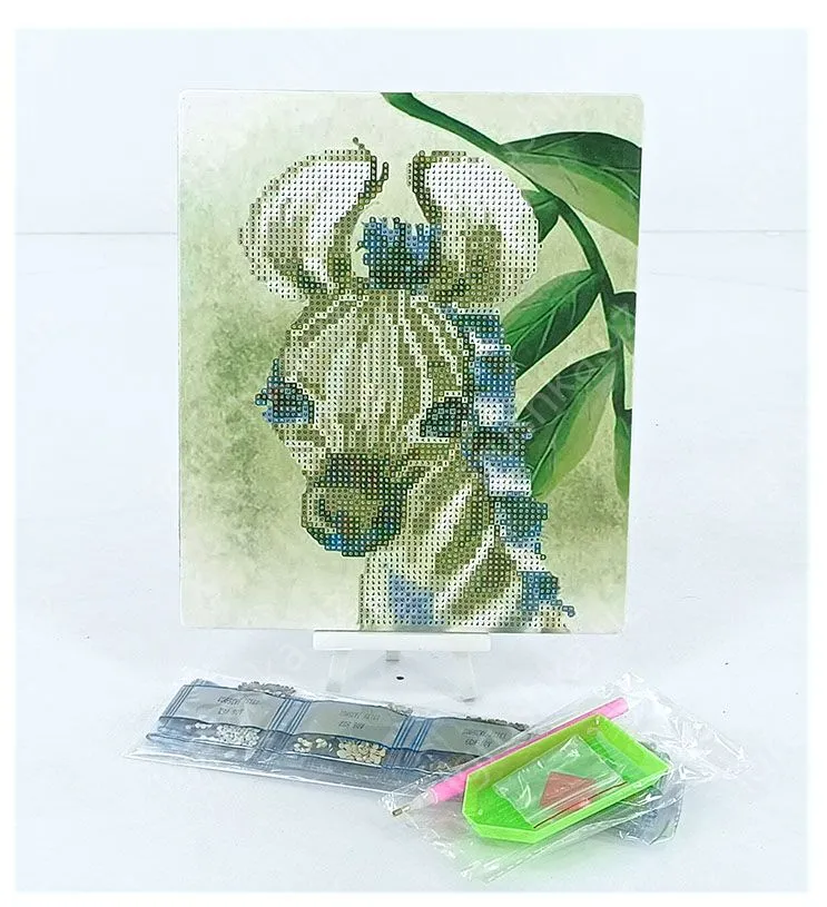 картинка Алмазная мозаика «зебра» 25x21 от магазина igrushka.uz