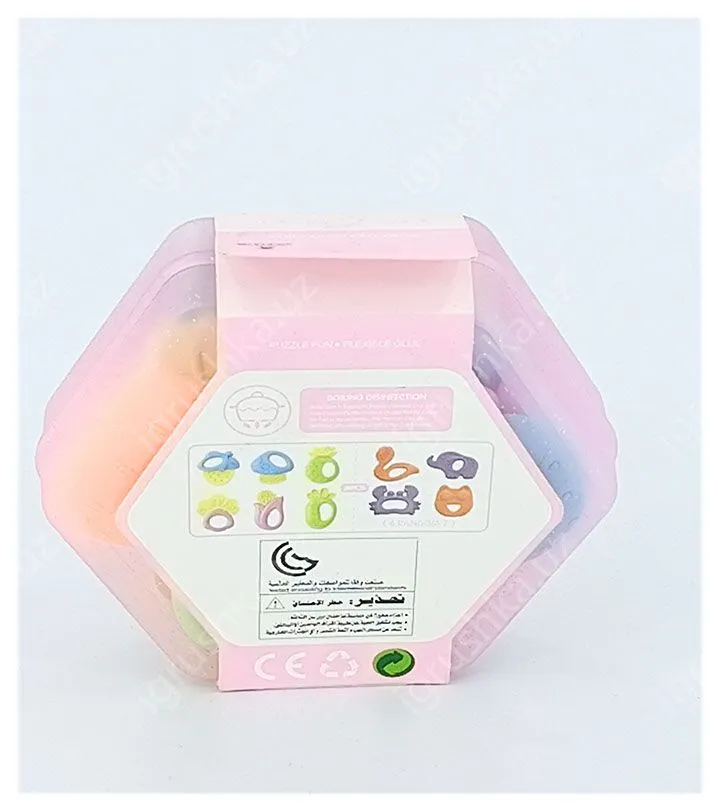 картинка Набор погремушек Baby Rattle, 8 предметов, с кипячением, для новорожденных от магазина igrushka.uz