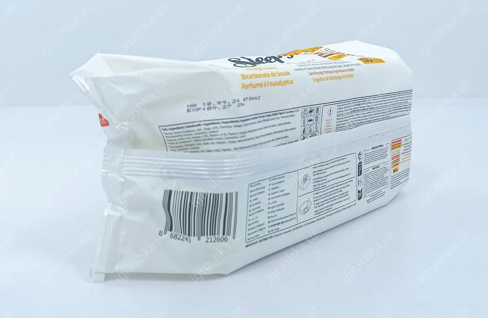 картинка Уксусные влажные салфетки для мамы Sleepy Easy Clean Surface Cleaning Towel , 100 штук, Easy Shine от магазина igrushka.uz