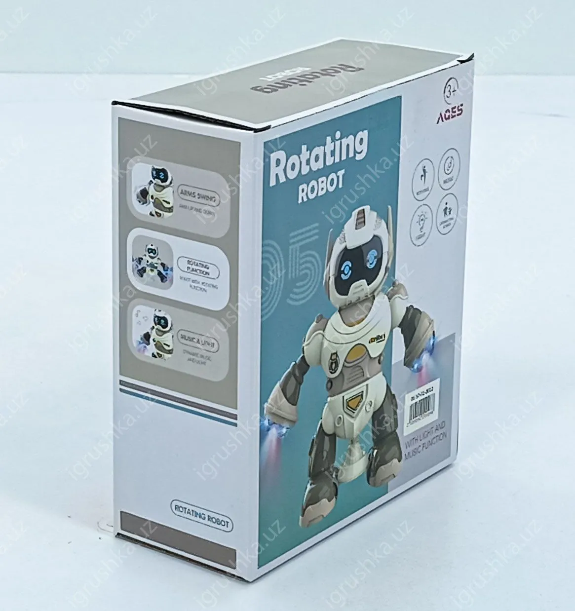 картинка Робот Брейкер, музыка и звуковые эффекты под мелодию музыкальных роботов танцующих роботов от магазина igrushka.uz