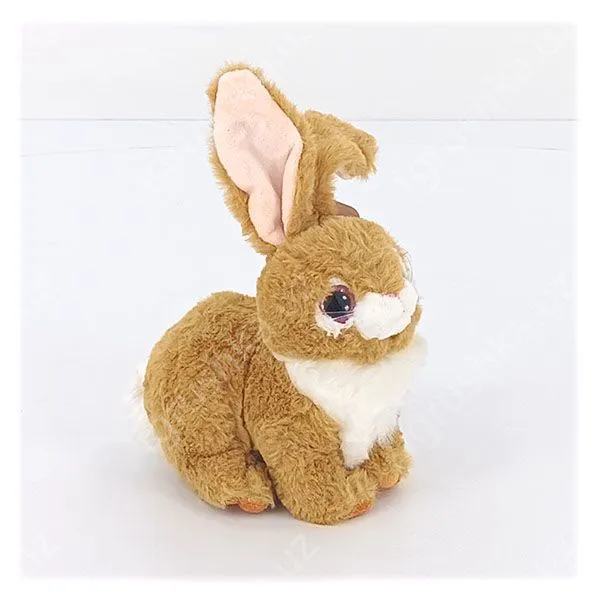 картинка Мягкая игрушка Зайка 25 см с длинными ушами, плюшевый кролик от магазина igrushka.uz