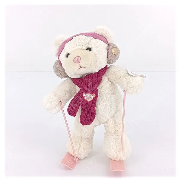 картинка Медведь на лыжах 30см от магазина igrushka.uz