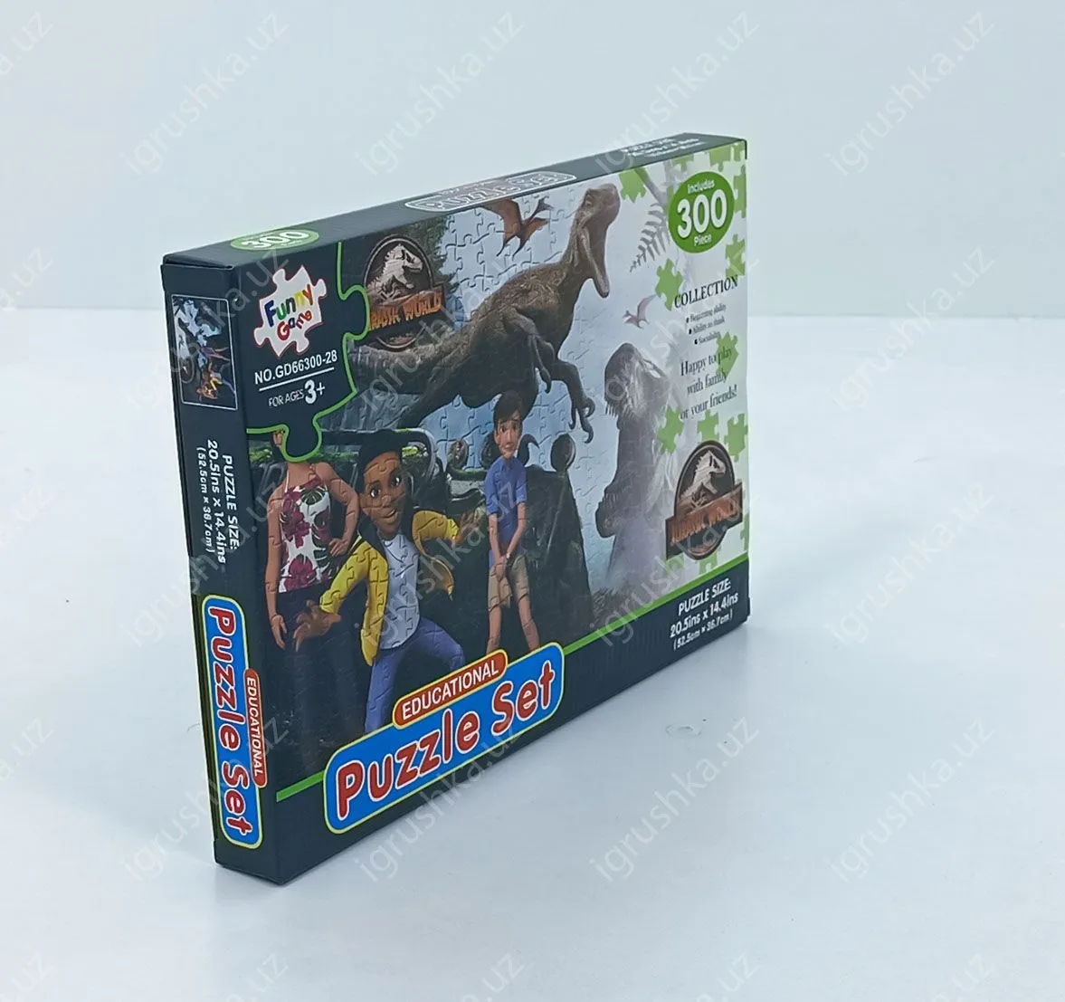 картинка Пазлы для детей 300 элементов Парк Юрского периода от магазина igrushka.uz